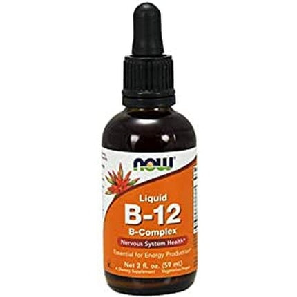 Supliment Alimentar Now Foods Liquid B-12 B Complex 59 ml