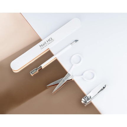 Set Manichiură Nail HQ Pamper, roz, metal