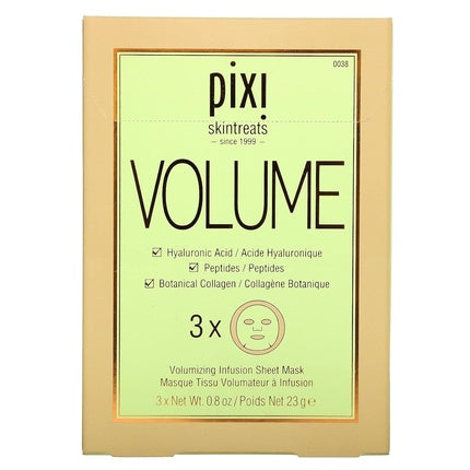 Mască facială Pixi PLUMP Collagen Boost Volumizing Sheet Mask 0.8oz