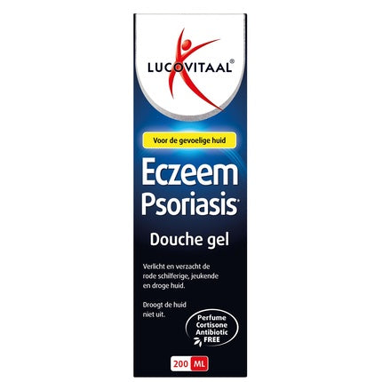 Gel de duș Lucovitaal pentru Eczeme și Psoriazis, 200 ml, pentru piele sensibilă