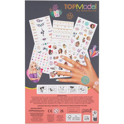 Tatuaje Temporare TOPModel, multicolore