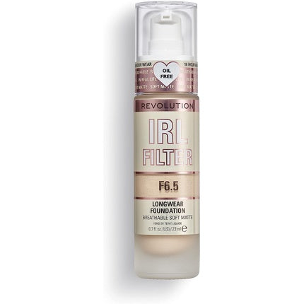 Fundă de machiaj Makeup Revolution IRL Filter F6.5, lungă durată, 23ml