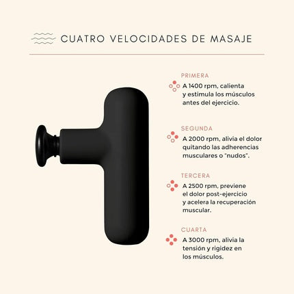 Aparat de masaj electric Lola, negru