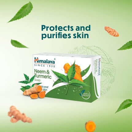 Himalaya Neem & Turmeric Sapun, 75g, Verde, Natural