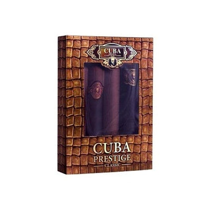 Set Apa de Toaletă Cuba Prestige, 90ml + 35ml, ambalaj design crocodil