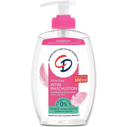 Loțiune Intimă CD 300ml cu Extract de Merișor și Acid Lactic - Vegan