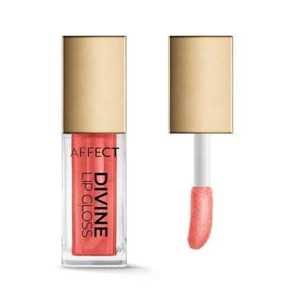 Gloss buze, Affect, Divine Lip Gloss Darling, 3.2ml, culoare coral