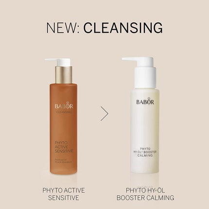 Set curățare facială, Babor, Hy-Oil Cleanser și Booster, calmant