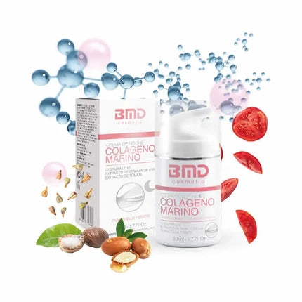 Cremă de noapte BMD Cosmetics cu colagen, 50ml