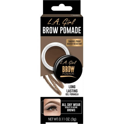 Pomadă pentru sprâncene L.A. Girl, Taupe, 44 g