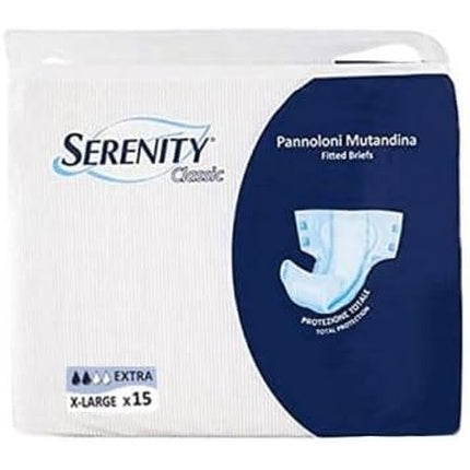 Serenity Classic Extra XL, Pachet 15 bucăți, Pantaloneluri pentru incontinență