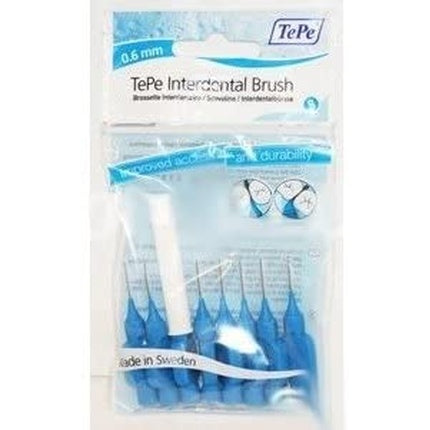 Periuță interdentară Tepe 0.6mm, culoare albastră