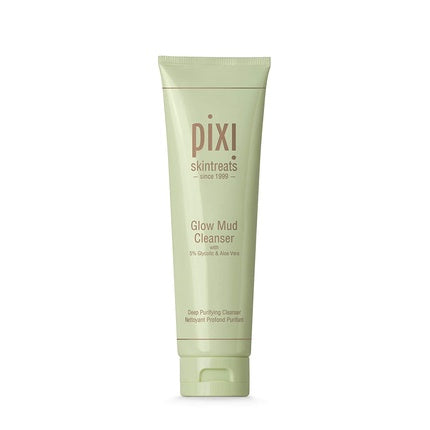 Cremă de curățare facială PIXI Glow Mud Cleanser, tub verde, 190g