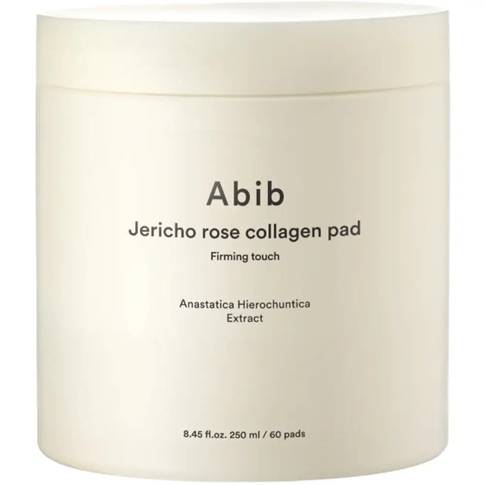 Discuri de curățare Abib Jericho Rose Collagen Pad, cu efect de fermitate, 60 buc