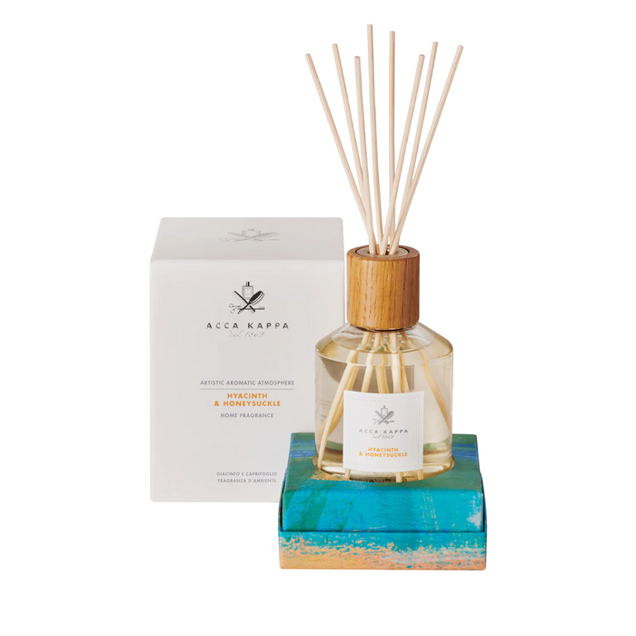 Difuzor cu bețișoare Acca Kappa Hyacinth, Iacint și caprifoi, 250 ml