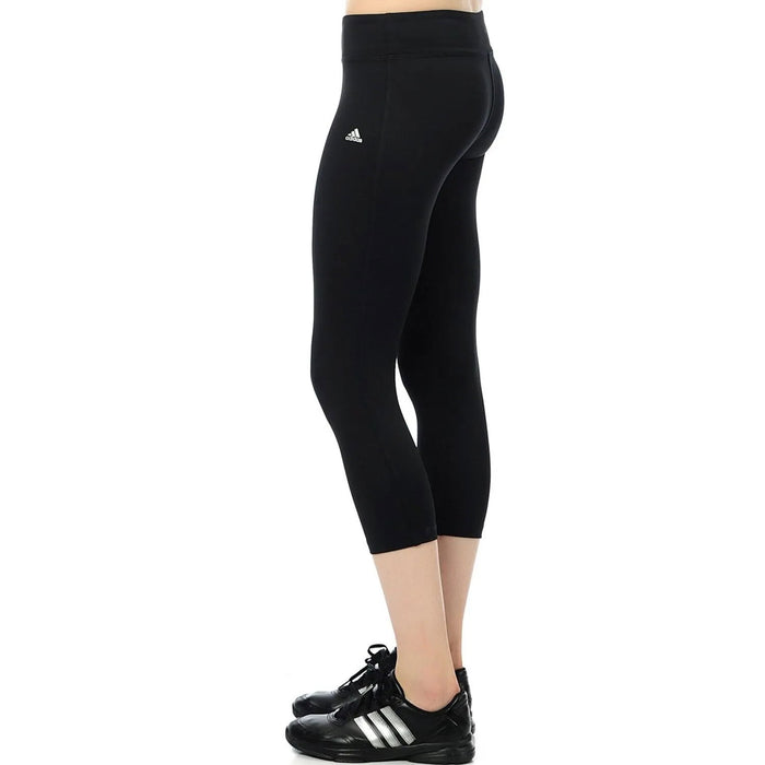 Colanți sport Adidas Clima Ess, lungime 3/4, negri
