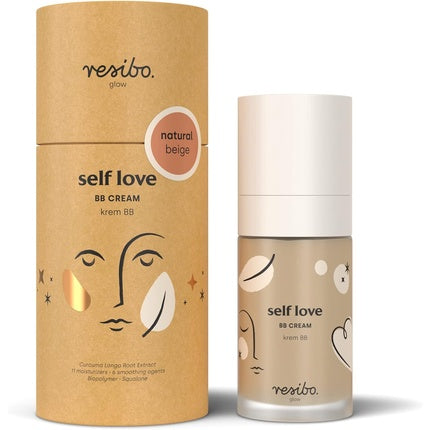 Cremă Tintată Zilnică Resibo Self Love BB, Natural Beige, 30ml