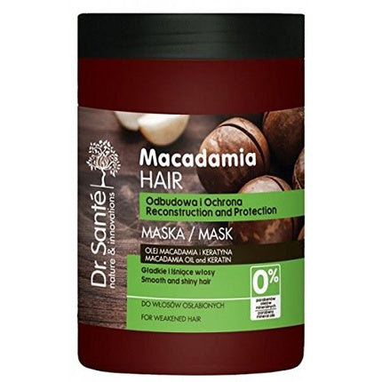 Masca de păr Dr. Santé cu macadamie și keratină, 1000ml