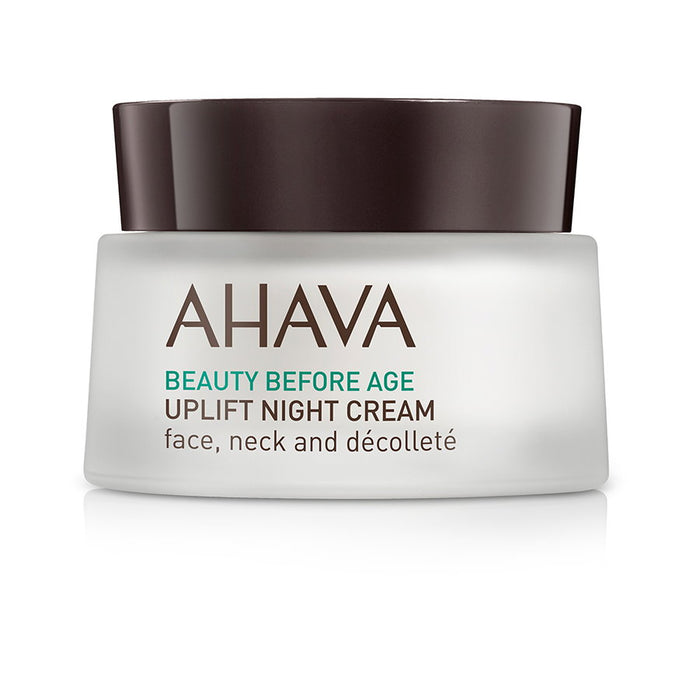 Cremă de noapte Ahava Beauty Before Age Uplift, hidratantă și nutritivă, pentru față, gât și decolteu, 50 ml