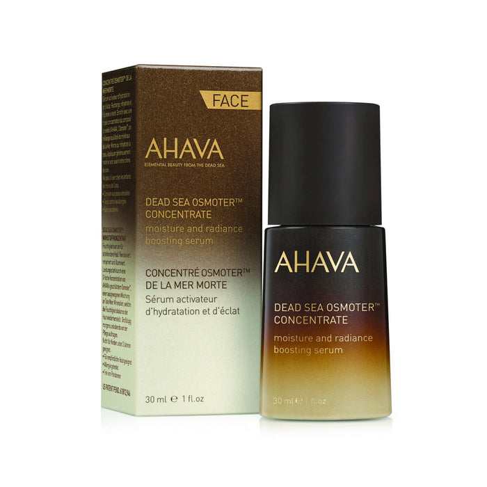 Ser de față Ahava Dead Sea Osmoter Concentrate, hidratant și pentru strălucire, 30 ml
