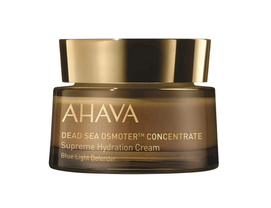 Cremă de față Ahava Dead Sea Osmoter Supreme Hydration Cream, hidratantă, protecție împotriva luminii albastre, 50 ml
