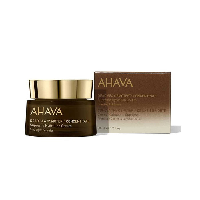 Cremă de față Ahava Dead Sea Osmoter Supreme Hydration Cream, hidratantă, protecție împotriva luminii albastre, 50 ml