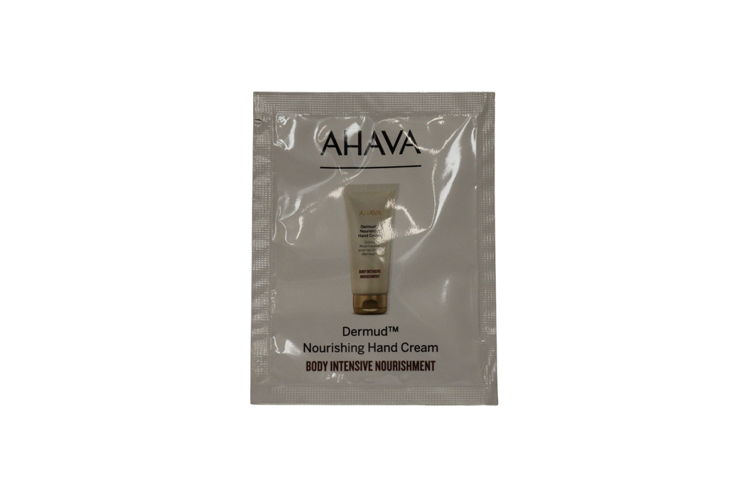 Cremă de mâini Ahava Dermud, hidratantă, vegană, 4 ml