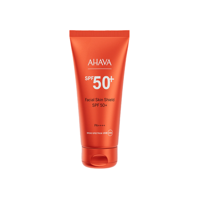 Loțiune de față Ahava Facial Skin Shield, SPF 50+, protecție UVA/UVB, 50 ml