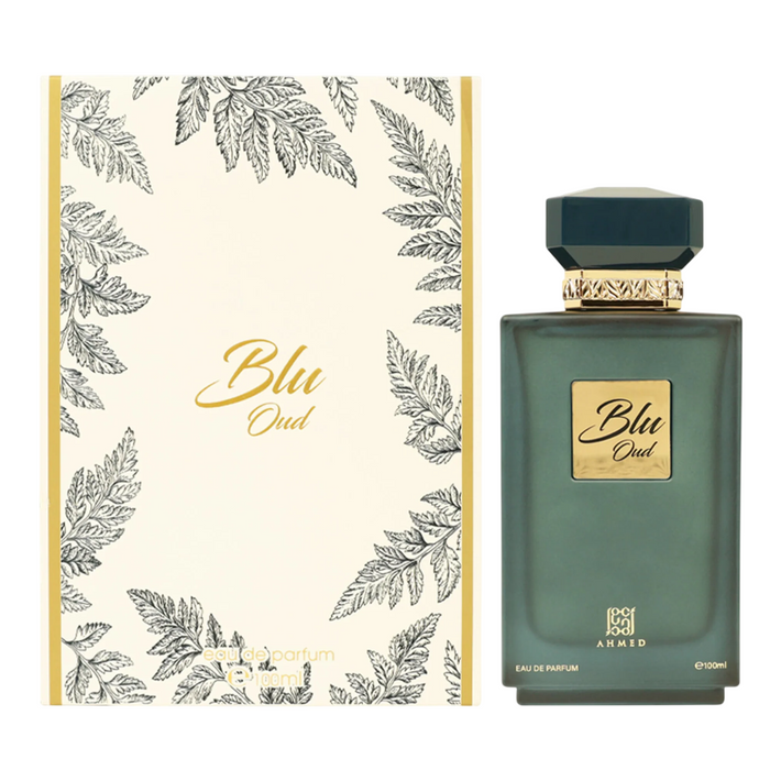 Apă de parfum Ahmed Al Maghribi Blu Oud, unisex, 100 ml