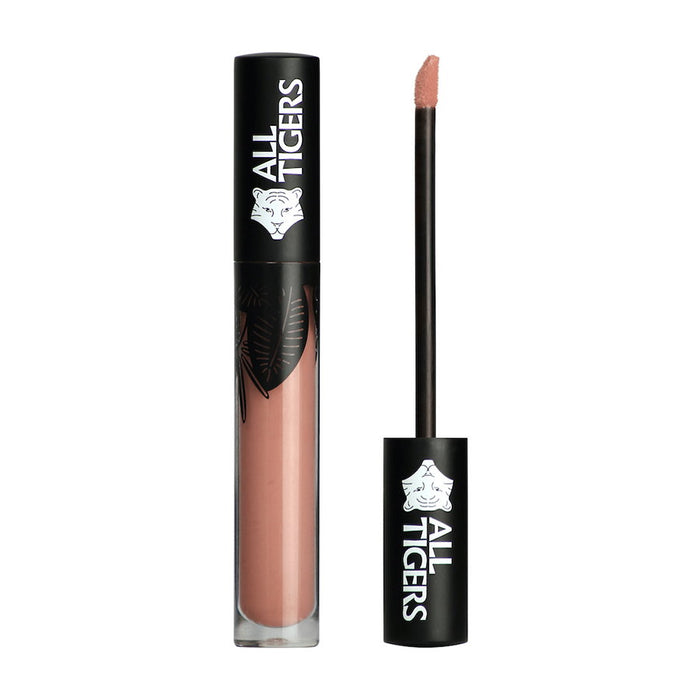 Ruj lichid All Tigers Natural & Vegan, mat, nuanța 681 Ai încredere în instinctul meu, 8 ml