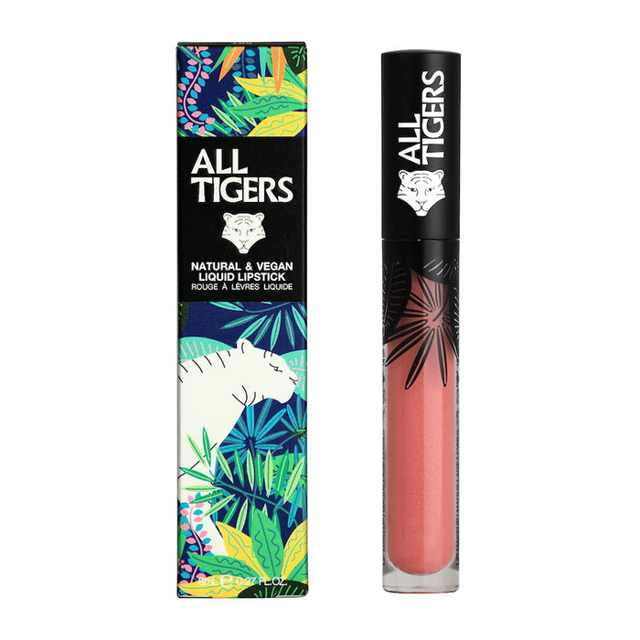 Ruj lichid All Tigers, natural și vegan, mat, nuanța 696 Follow your dreams, 8 ml