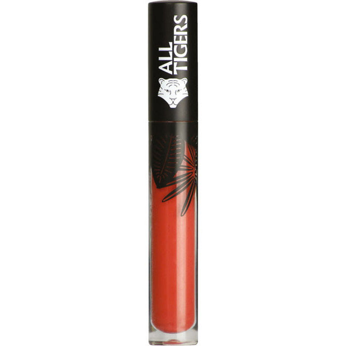 Luciu de buze All Tigers, nuanța 683 Lasă-ți amprenta, mat, natural și vegan, 8 ml