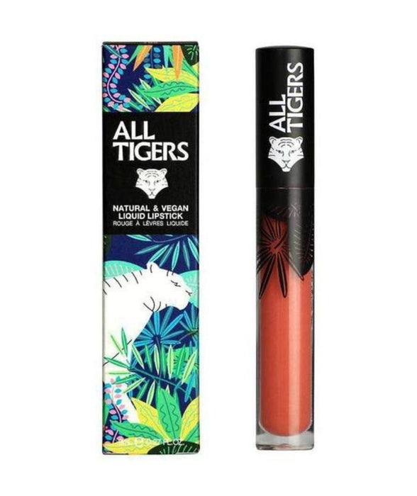Ruj lichid All Tigers Natural & Vegan, mat, nuanța 682, 8 ml