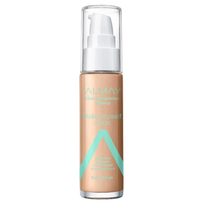 Fond de ten lichid Almay Clear Complexion, cu acid salicilic, nuanța 700 Bej cald, 30 ml
