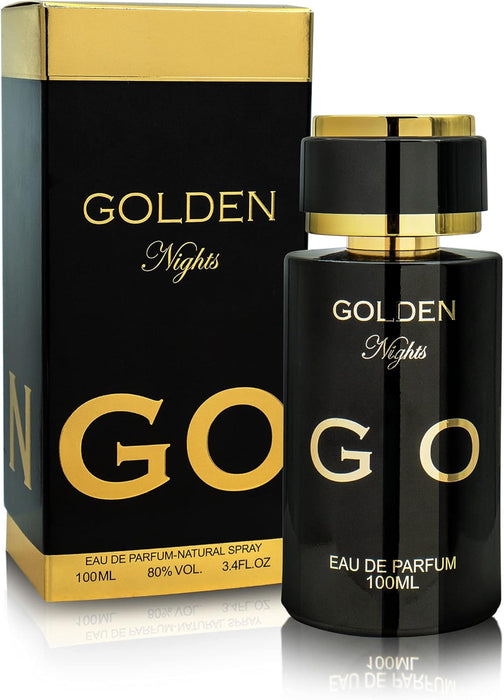 Apă de parfum Alms Creation Go Golden Nights, pentru bărbați, 100 ml