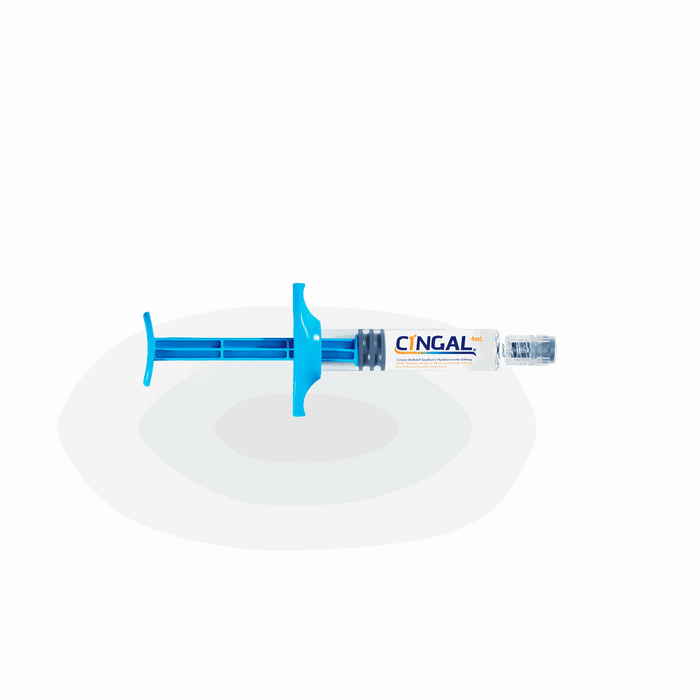 Seringă preumplută Anika Therapeutics Cingal, acid hialuronic și steroid, 4 ml
