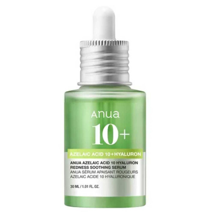 Ser de față Anua Azelaic Acid 10 + Hialuron, calmant pentru roșeață, 30 ml