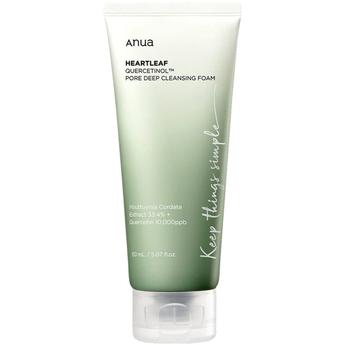Spumă de curățare Anua Heartleaf Quercetinol, pentru curățarea porilor, 150 ml