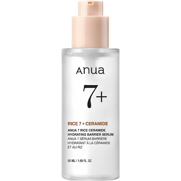Ser de față Anua Rice 7+ Ceramide, hidratant, cu ceramidă, 50 ml