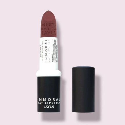 Ruj Immoral Matte, 07, Culoare Nude Maro, Textură Mată