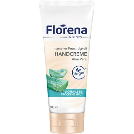 Cremă de mâini Florena cu Aloe Vera, vegan, 100ml