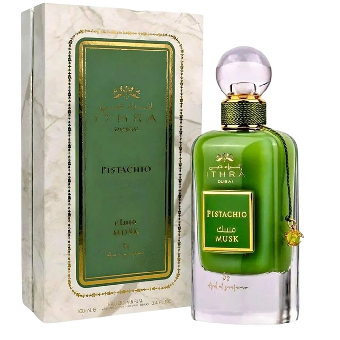 Apă de parfum Ard Al Zaafaran Pistachio Ithra Musk, unisex, 100 ml