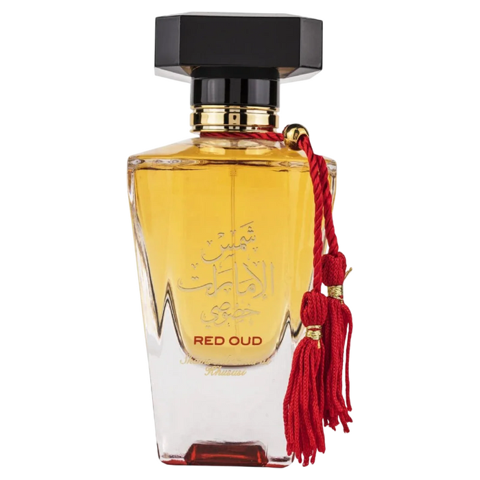 Apă de parfum Ard Al Zaafaran Shams Al Emarat Khususi Red Oud, unisex, 100 ml