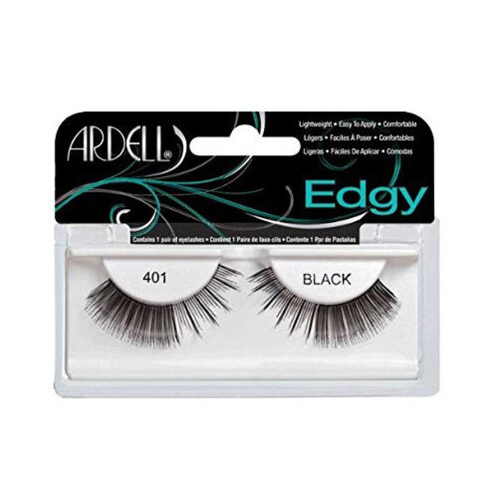 Gene false Ardell Edgy 401, negre, 1 pereche