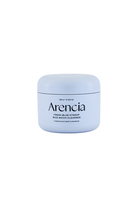 Cremă de curățare Arencia Fresh Blue Hyssop Mochi, hidratantă, 120 ml