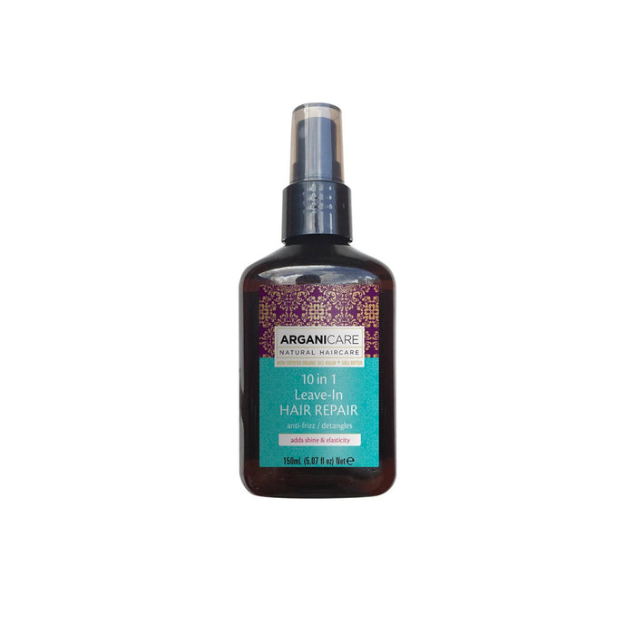 Balsam spray fără clătire Arganicare 10 in 1 Argan Oil & Shea Butter, pentru descurcare, anti-frizz, 150 ml