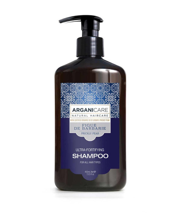 Șampon Arganicare Prickly Pear, fortifiant, hidratant și hrănitor, pentru toate tipurile de păr, 400 ml