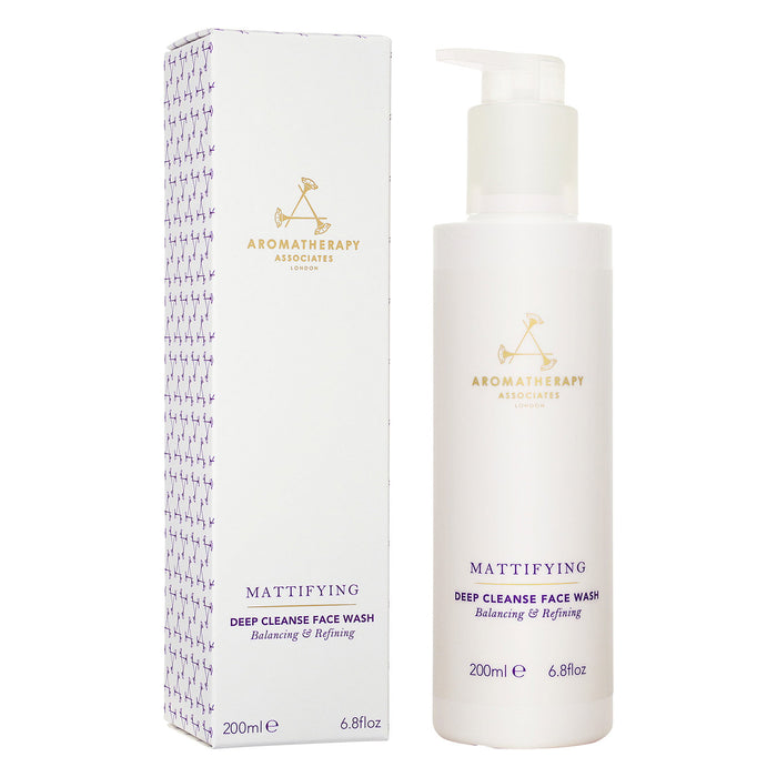 Loțiune de curățare facială Aromatherapy Associates Mattifying Deep Cleanse Face Wash, matifiantă, 200 ml