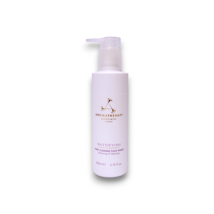 Loțiune de curățare facială Aromatherapy Associates Mattifying Deep Cleanse Face Wash, matifiantă, 200 ml