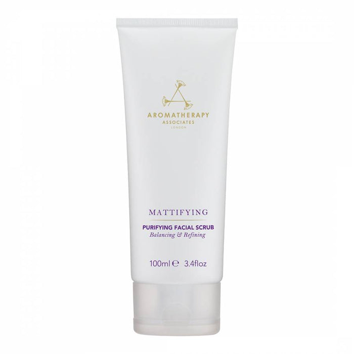Scrub exfoliant facial Aromatherapy Associates Mattifying, efect matifiant, vegan, 100 ml, tester